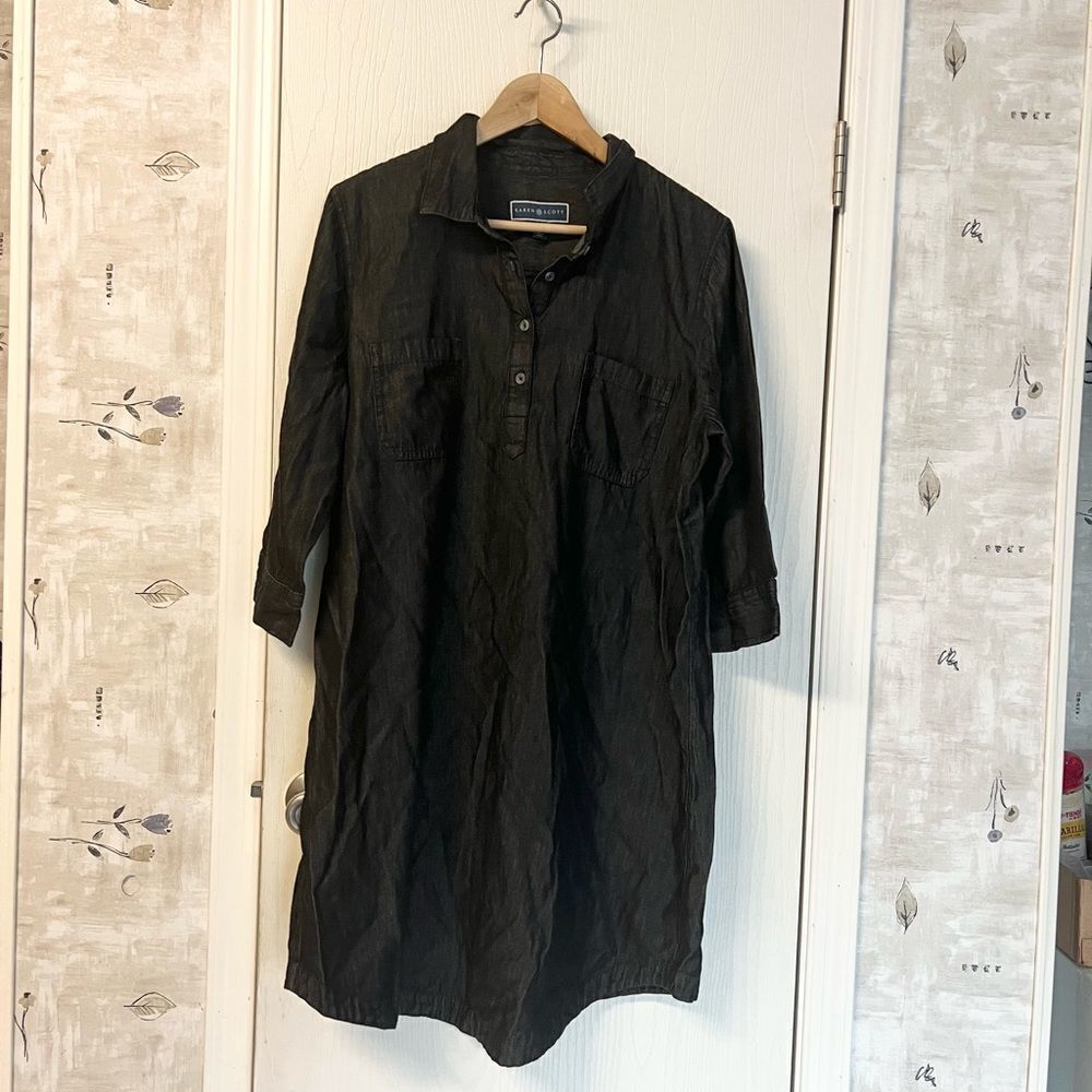 Karen Scott Shirt Dress